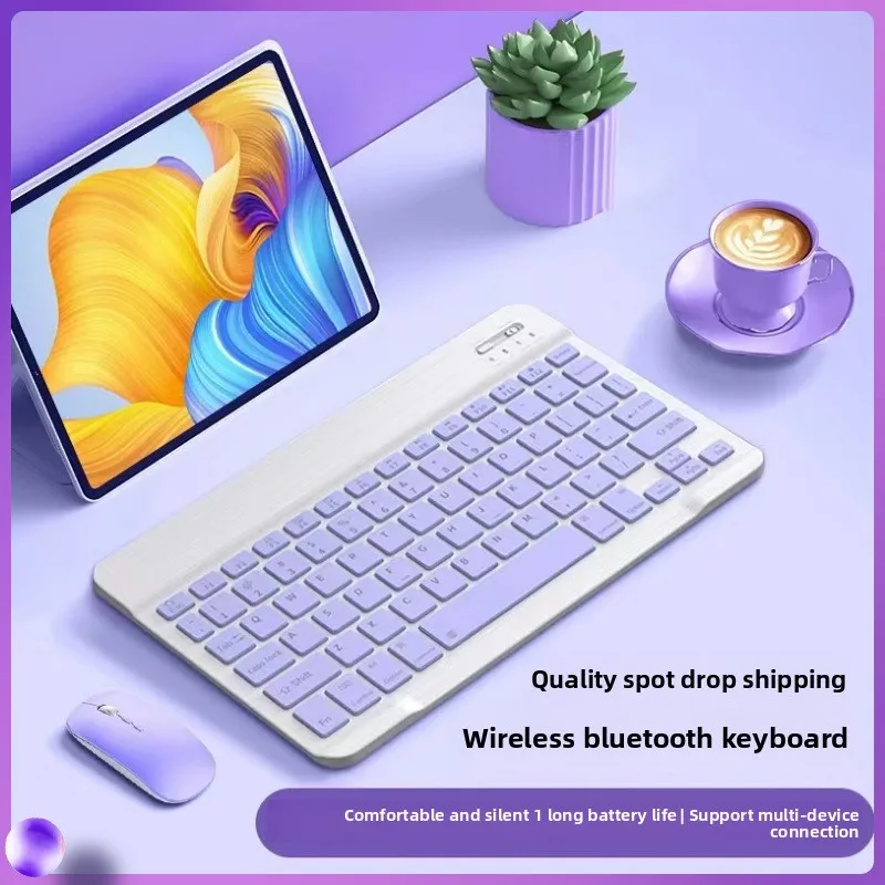 

Bluetooth Wireless Keyboard Mouse Set Tablets Magic Control Silent