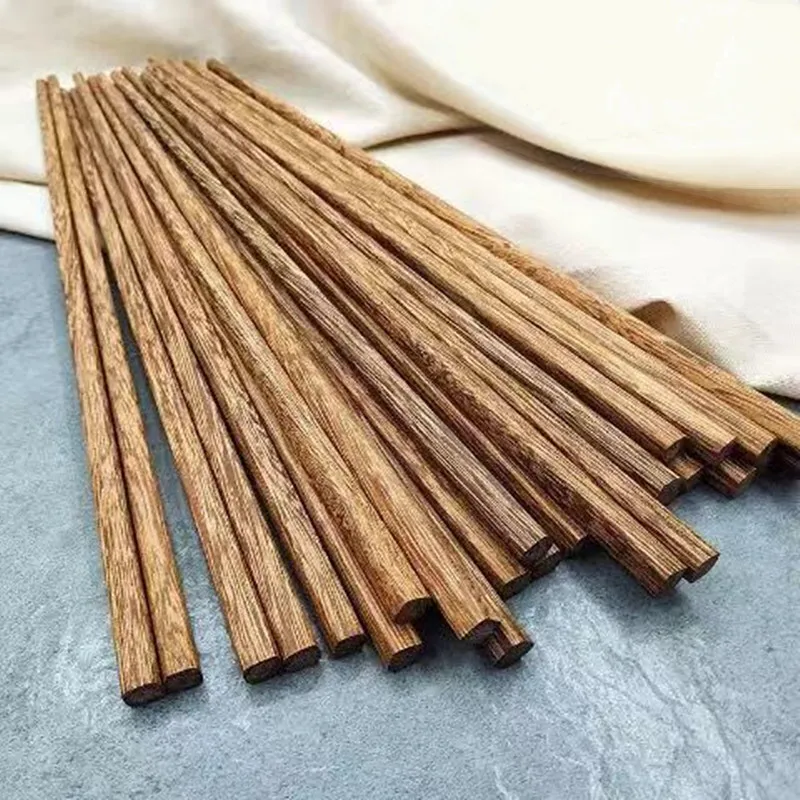 5 Pairs Natural Rosewood Chopsticks Reusable Healthy Chinese Wooden Chop Sticks Sushi Food Stick Tableware Kitchen Utensils