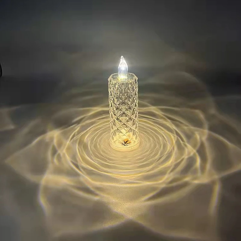 

LED Flameless Candle Reusable Plastic Candle Lamp Tealight-Night Lights For Wedding Valentine's Day Christmas Decors Easy To Use
