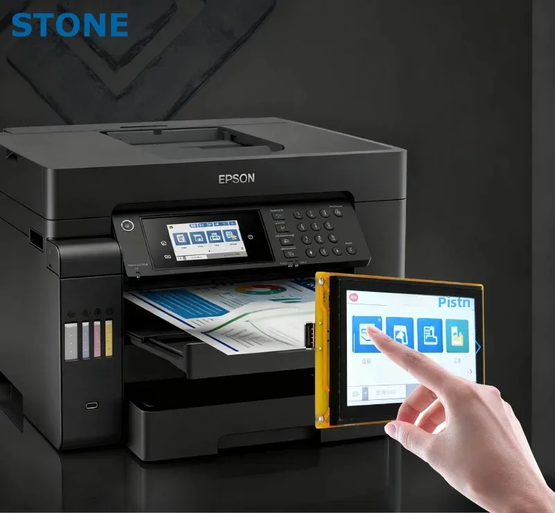 

STONE 4.3 to 10.1 inch HMI TFT LCD Module Display Touchscreen+GUI Design+Program+UART+Audio Port for Ardunio,ESP32,Uno