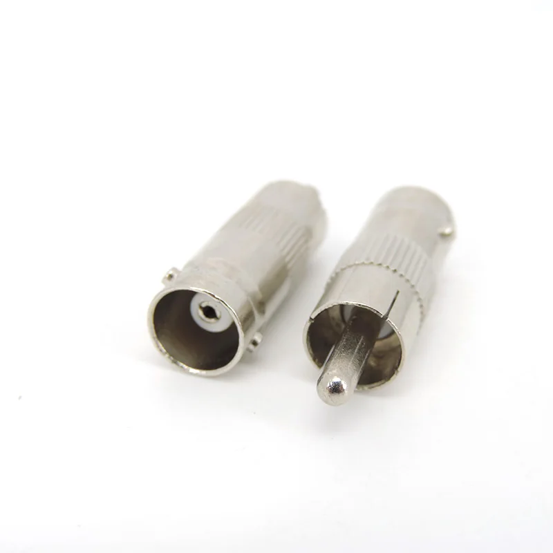 10Pcs Splitter Plug BNC Female To RCA AV Male Connector Adaptor for CCTV Security Camera Surveillance Video Rg59 Cable