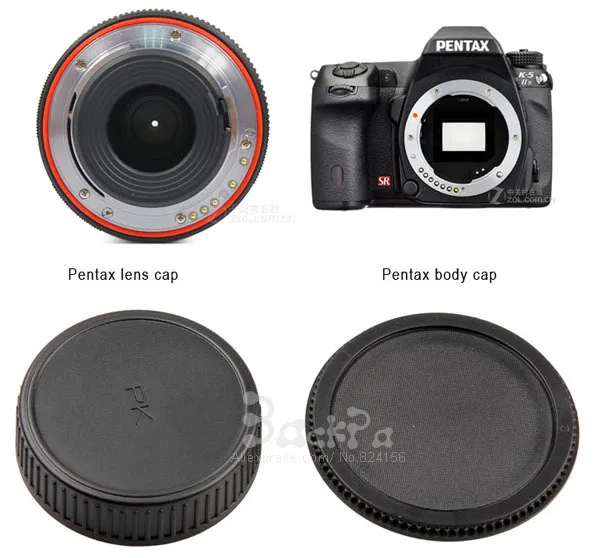 50 Pieces For Pentax K3 K5 K5II K20D K7 KS1 Kx Kr K200D DSLR Camera Body Cap Bayonet Lens Cover