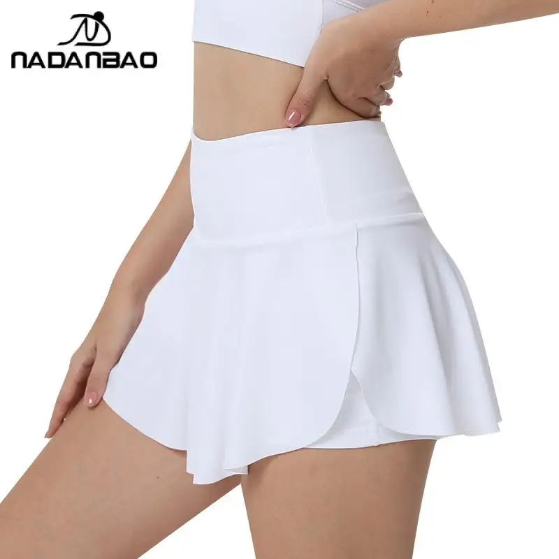 Nadanbao Women's High Waisted Tennis Mini Skirt Sunscreen Sports Skirt Sunscreen Running Pleated Skirt Women's Clothing 2025