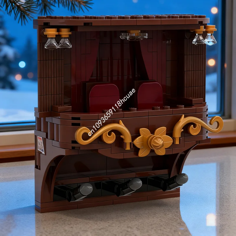 246pcs MOC Statler And Waldorf Balcony Key Hanger Model Building Christmas Gifts Blocks Toy DIY Idea Education Kids Birthday