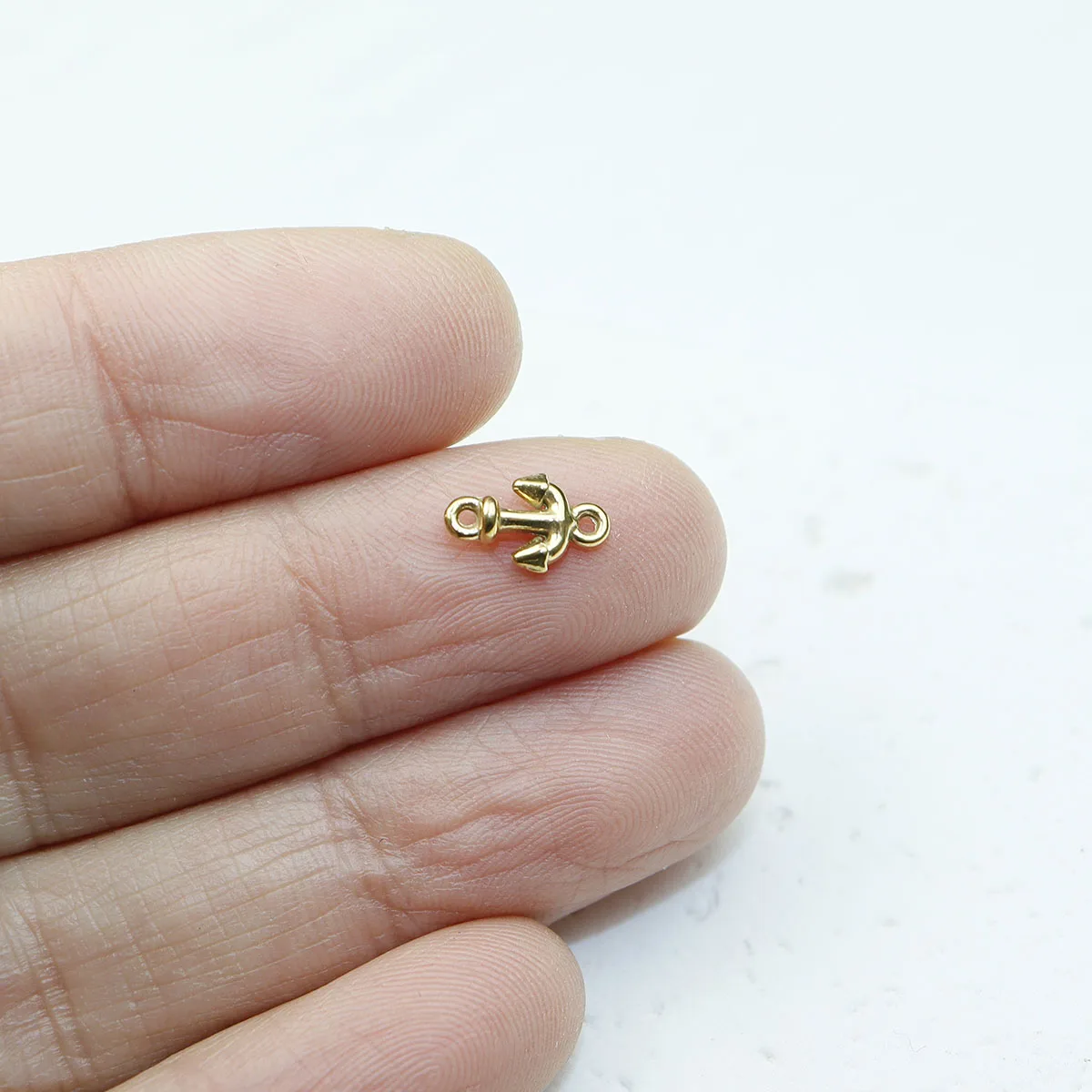 10pcs Stainless Steel Fashion Jewelry Accessory Sea Motif Connector Charms DIY Handcraft Vacuum Plate Waterproof Antiallergic view 4