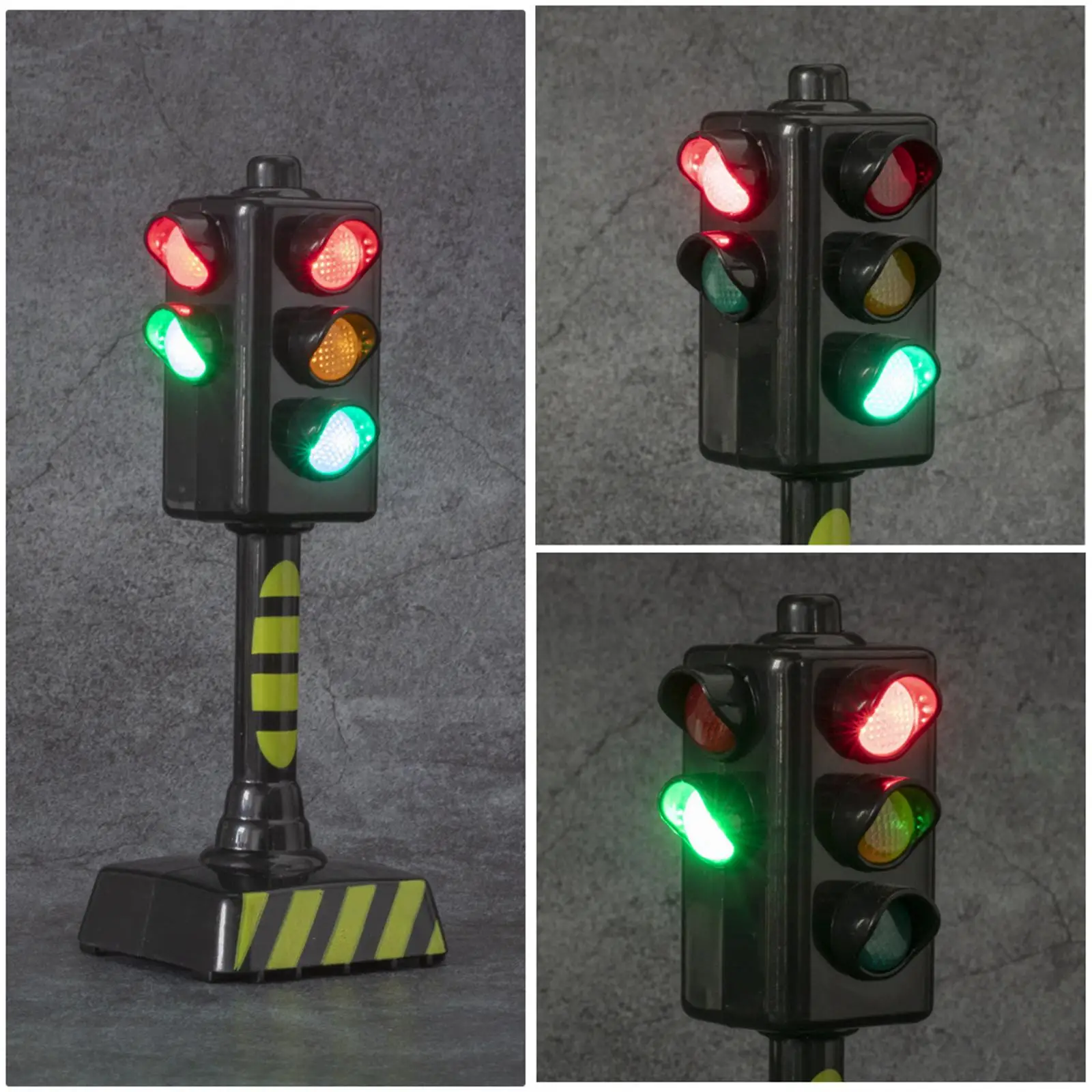 محاكاة إشارة المرور لعبة مصباح المرور معبر المشي LED مصباح التظاهر اللعب لعبة التعليم لعبة تعلم للأطفال الأطفال