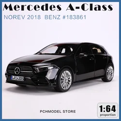 NOREV 1:18 Mercedes-Benz Black A-Class 2018 Diecast Car Model Collection Gift #183861