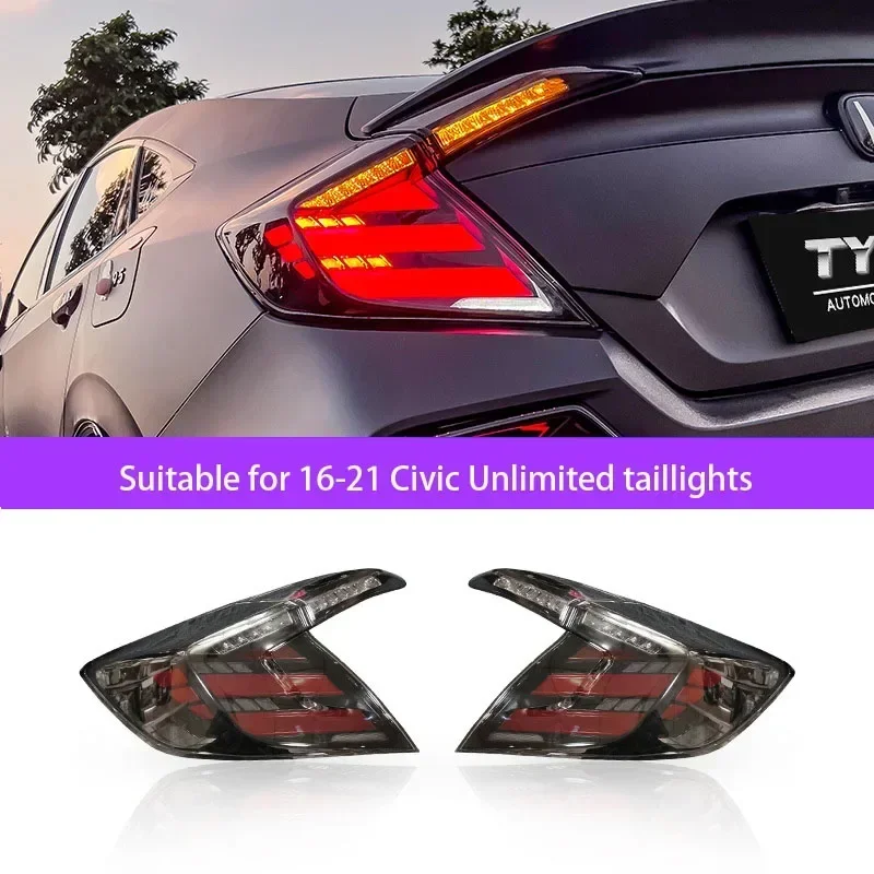 Chinese Factory Wholesale LED Car Tail Lamp Auto Parts 2016 Tail Light For  2016-2021Honda Tail LightsLED