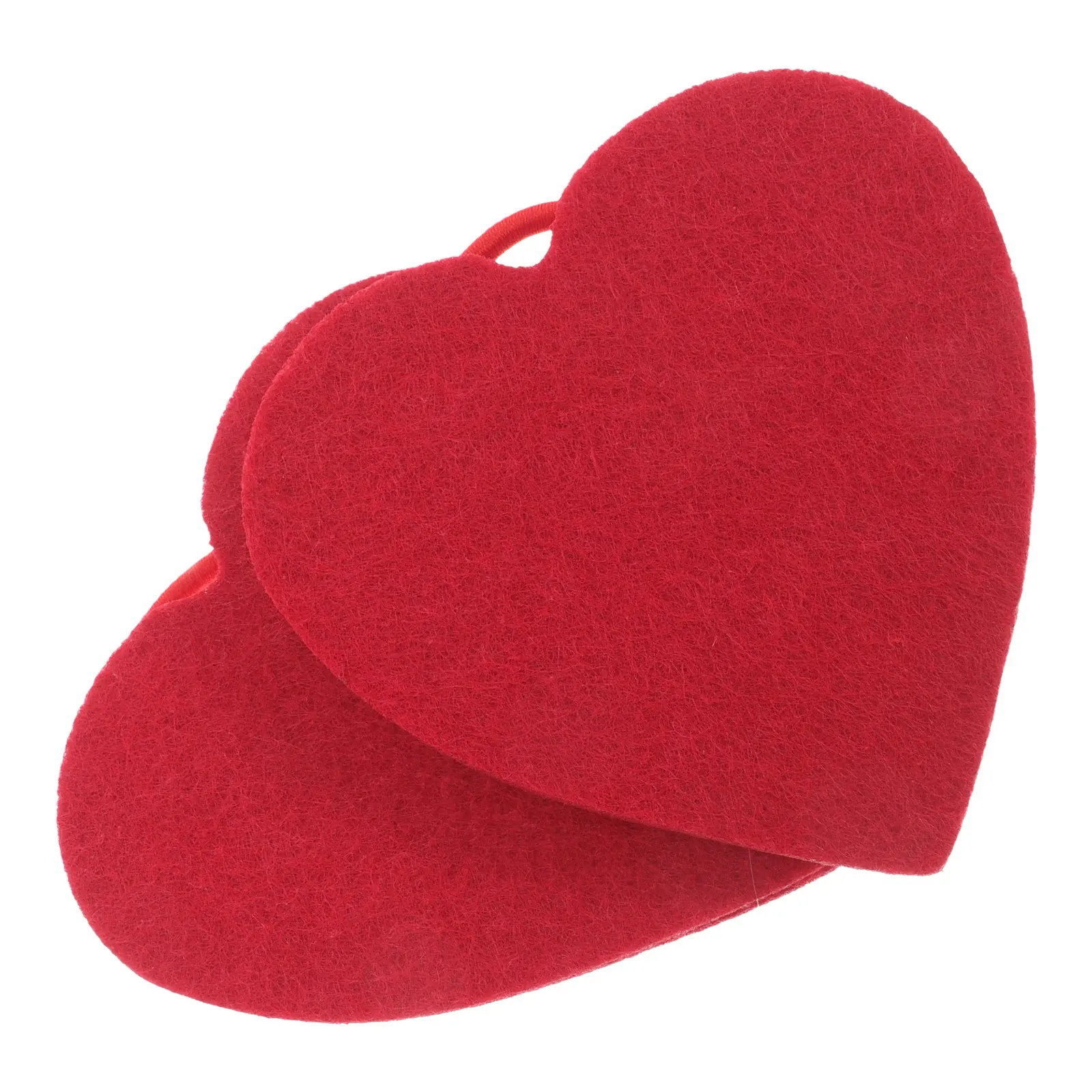 

2 шт. войлочные браслеты с сердечками, простые в изготовлении, для самостоятельного творчества, для пар или друзей, на День святого Валентина, декоративный аксессуар для запястья