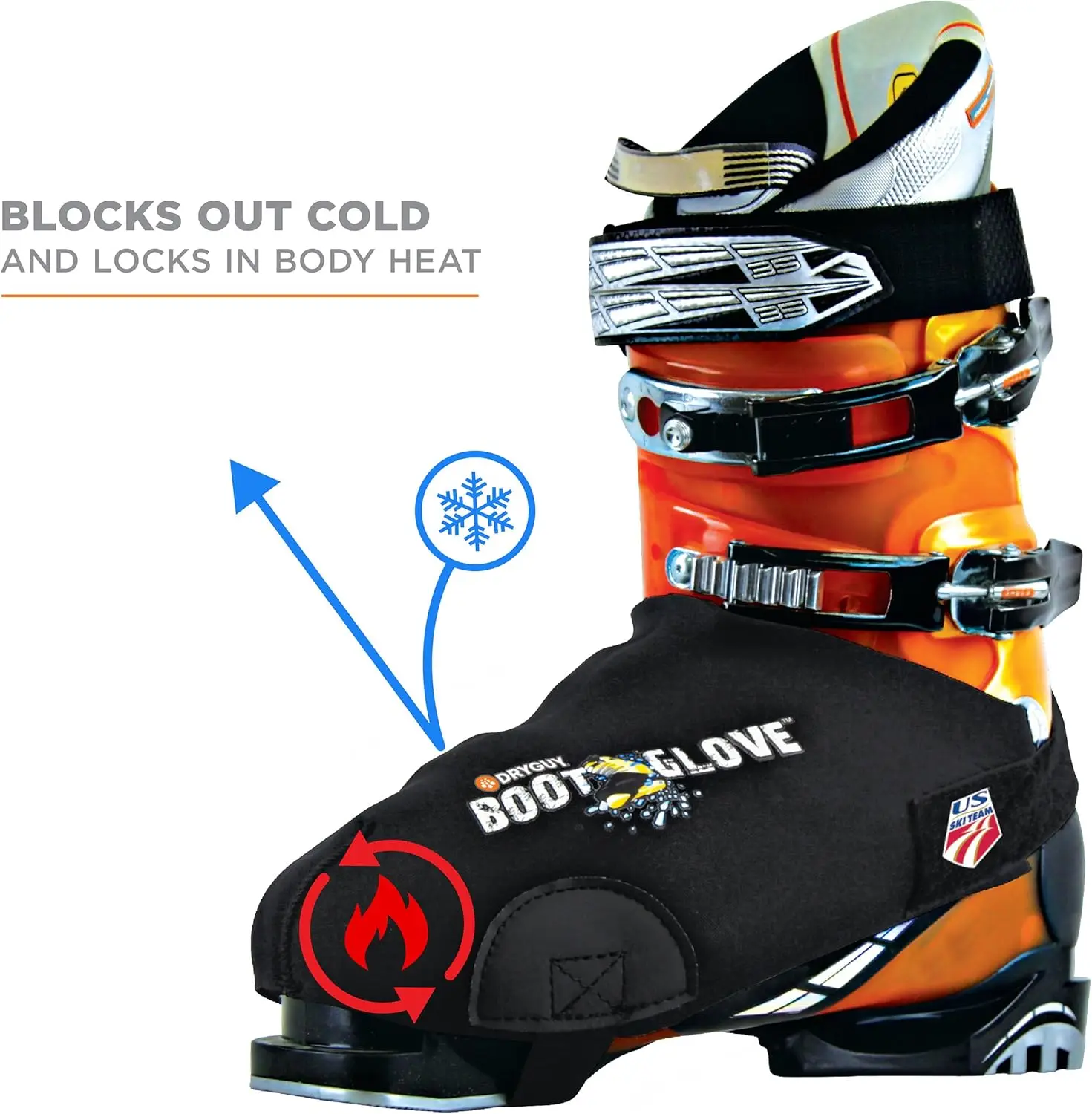 BootGlove Ski Boot Covers, Keep your Feet Dry and Warm