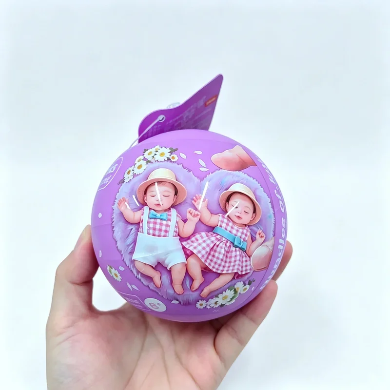 Zuru 5 Surprise My Mini Baby Series 2 Silicone Doll Blind Box Surprise Ball Pretend Play Collectible Toy For Collectors