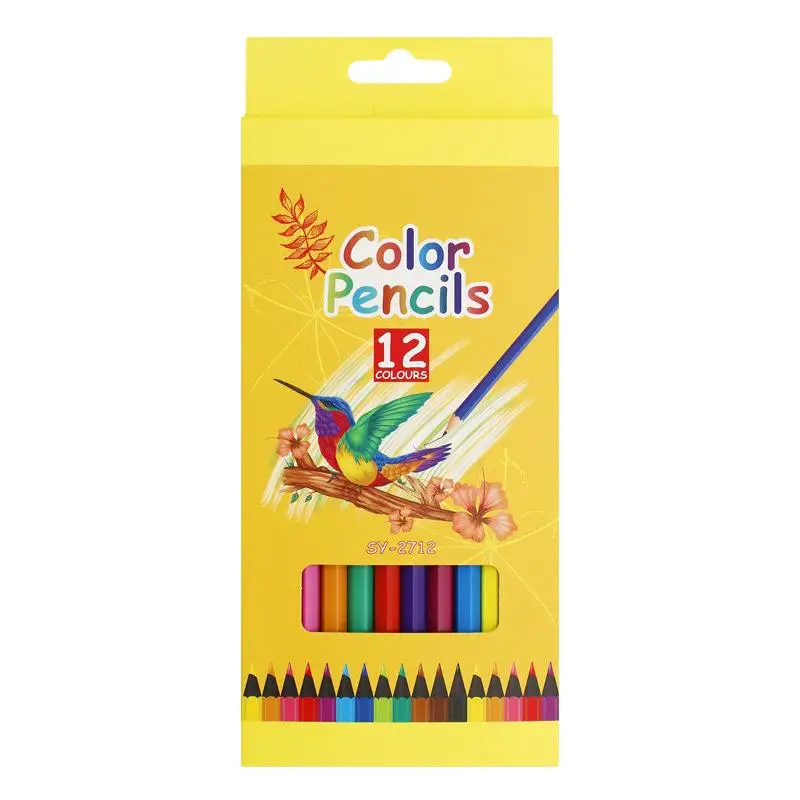 36 24 48 Colors Drawing Colored Pencils Set For Kids Professional Art Sketching Smooth Coloring Classroom