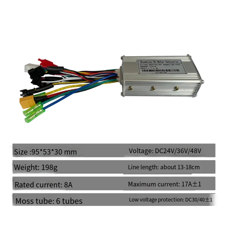 AED7-Ebike Kit Controller Bici Elettrica E Scooter Accessori Parte Motore Brushless Display LCD Pannello Schermo 24V 36V 48V