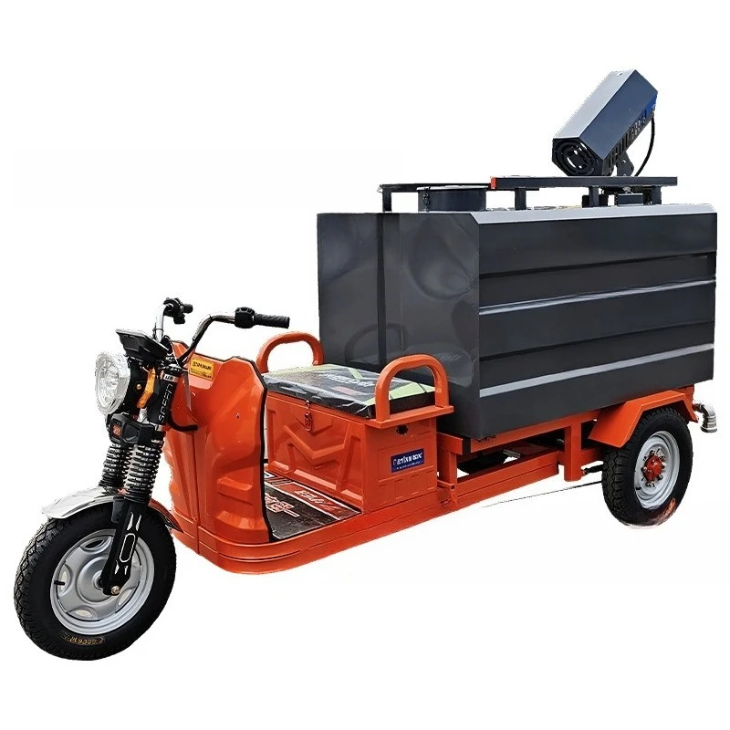 

Electric sprinkler construction site with four-wheel fog cannon dust reduction multi-functional new energy six-wheel spraying ve