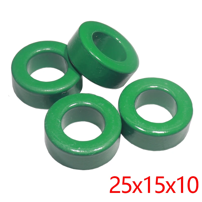 5-1PCS】Mn-Zn High Conductivity Green Ferrite Core Ring 25*15*10mm Anti-interference Filter Inductor 25x15x10 Mm