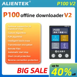 ALIENTEK Offline Downloader P100 V2 Programmer Downloader STM32 STM8 N76E GD Universal Burner Offline Programming