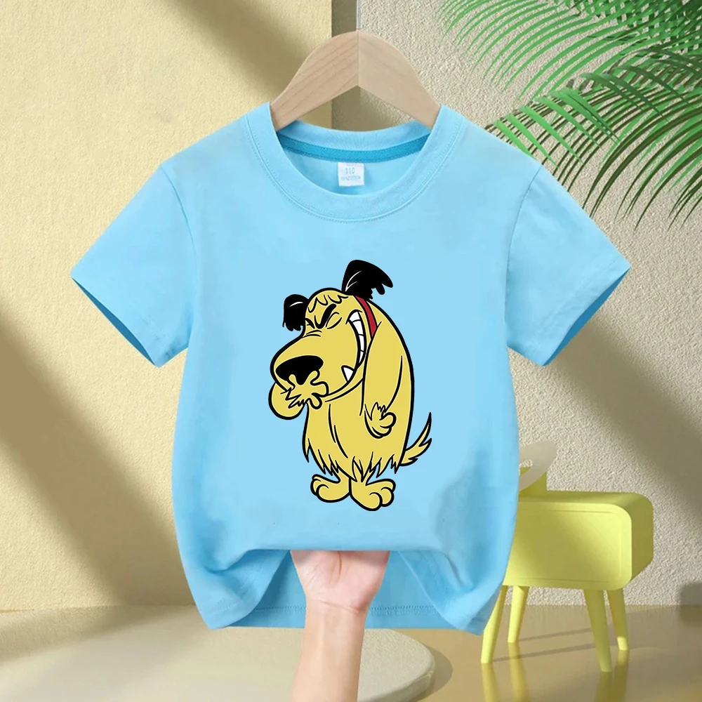 Muttley T Shirt Muttley Mutley Cartoon Laughing Laugh Dog Humor Hihi Heehee Haha Fashion T-shirt Kids Cotton Brand Teeshirt