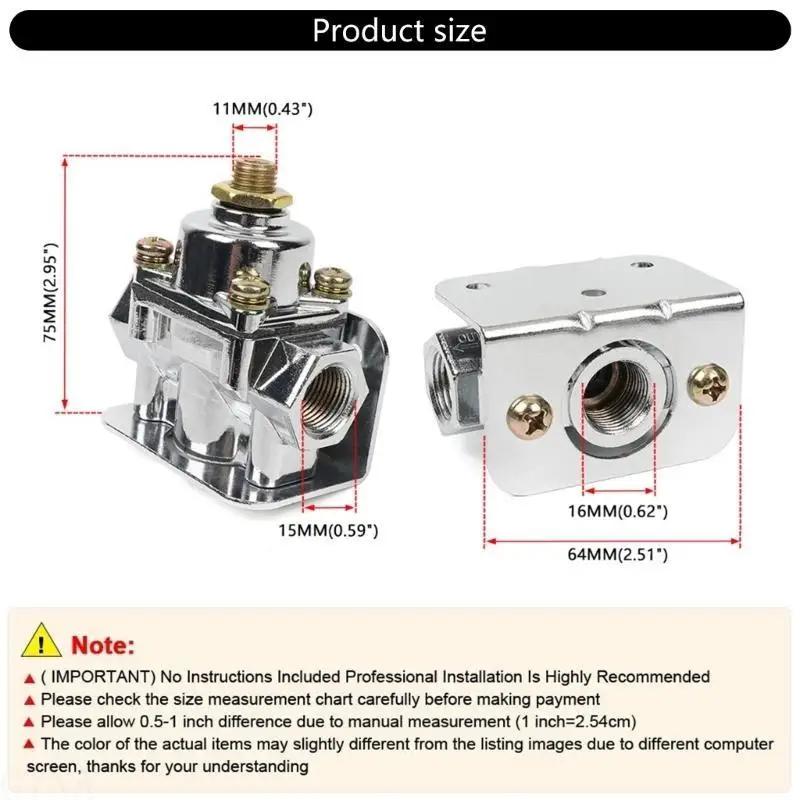 G7NA Niederdruckregler für Vergaser 1–4 PSI 12–804 4,5–9 PSI 12–803 – Detail 6