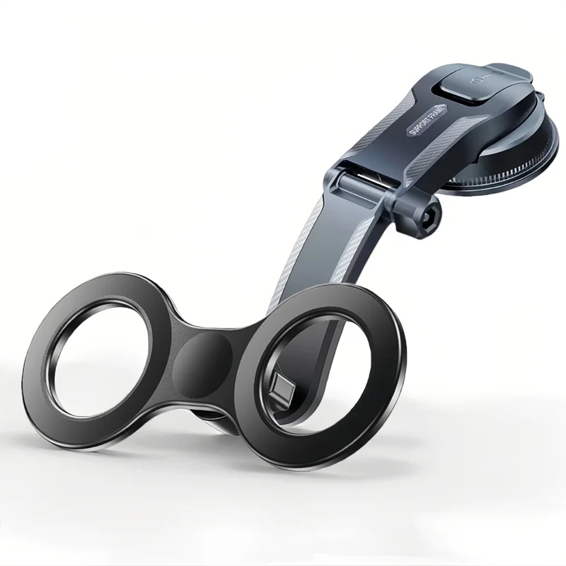Universeller magnetischer Autotelefonhalter mit Vakuumsaugnapf, faltbar, 360° ° Drehhalterung, ideal für Schlafzimmer, Badezimmer, Glas-Armaturenbrett – Detail 16