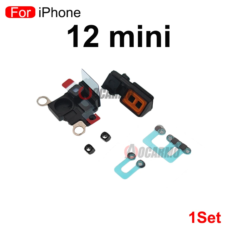 For iPhone 12Pro/ 12 Pro Max / 12mini Full Set Loud Speaker Anti Dust Mesh Anti Dust Loudspeaker Net Replacement Parts