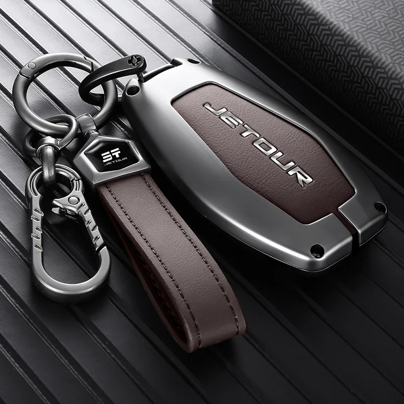Remote Key Cover For Chery Jetour X70 Plus X70 FL X90 Plus X70 X95 Zinc Alloy Key Case Full Cover Anti Scratch Car Accessories