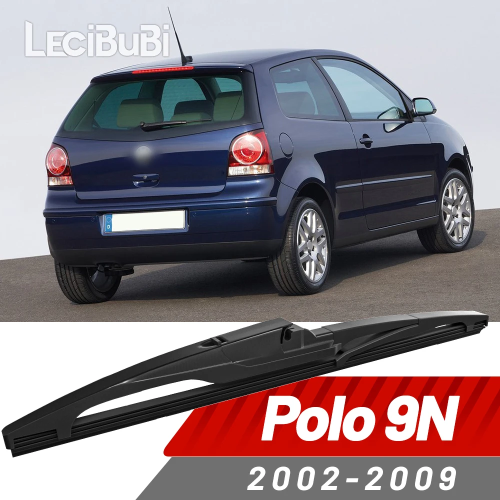Rear Windshield Wiper Blade Windscreen Wipers Accessories For VW Volkswagen Polo 9N 2002-2009 2003 2004 2005 2006 2007 2008