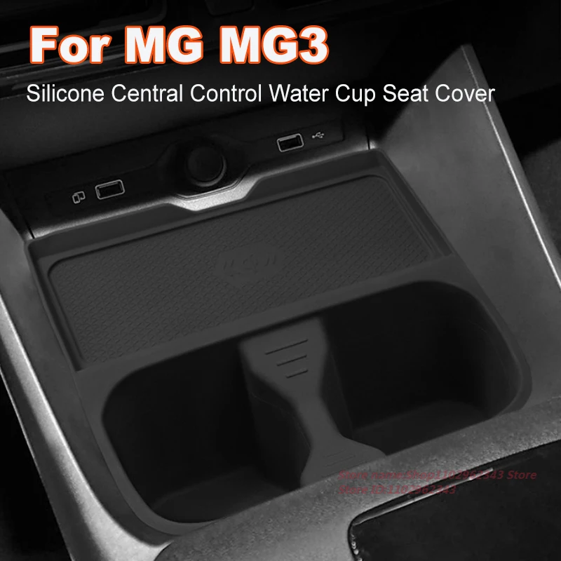 

Silicone Central Control Water Cup Seat Cover for MG MG3 2023-2025 Non-Slip Mat Car Interior Storage Modification Accessory