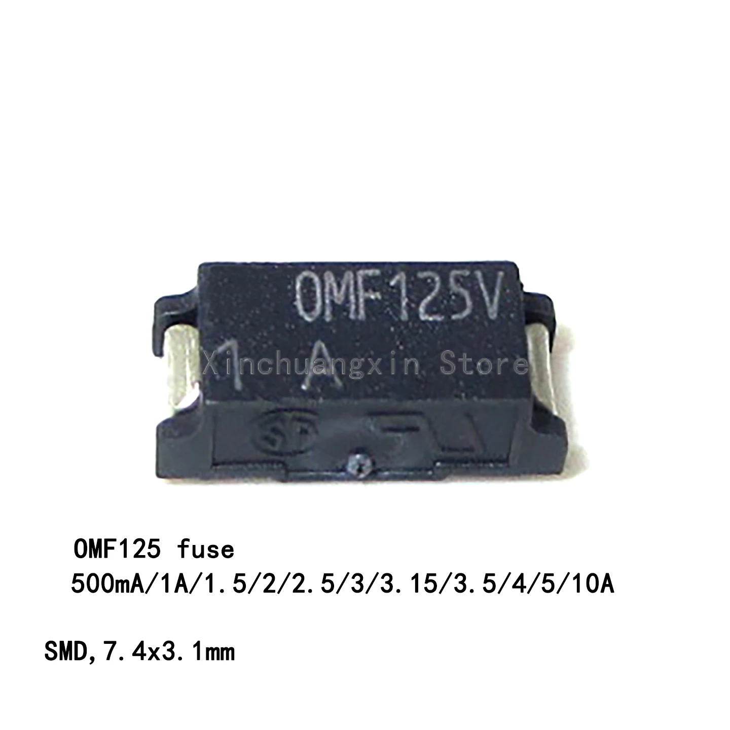 5PCS OMF125 1A  2A 1.5A  3A  4A 6.3A 7A 500mA Surface-mount fuse 10A 125V
