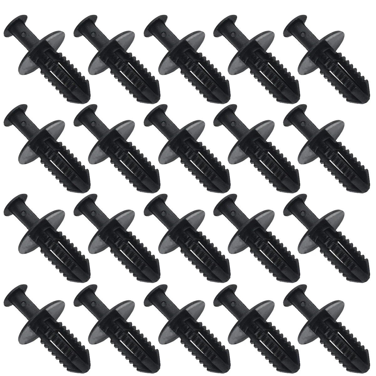 50x Auto Fender Bumper Fastener Wheel Arch Lining Spatbord Trim Clips Vaste Klem Grille Klinknagel Voor Mercedes-Benz C klasse Bmw Opel