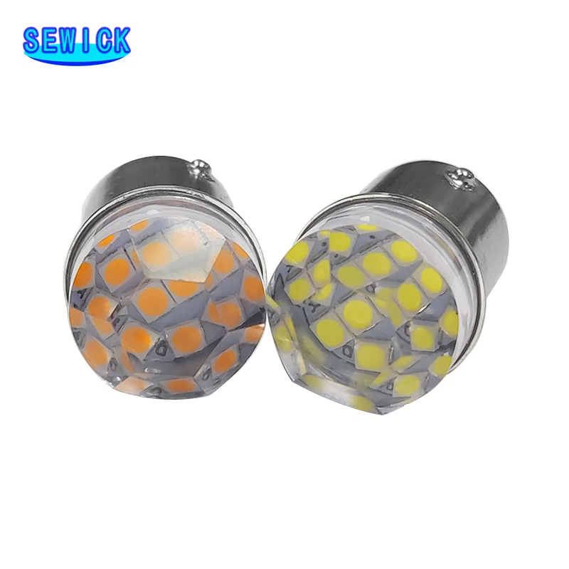 100PCS P21W P21 1156 1157 BA15S BAY15D 9 Led 3030 SMD Car Signal Lamp R5W R10W Auto DC 12V