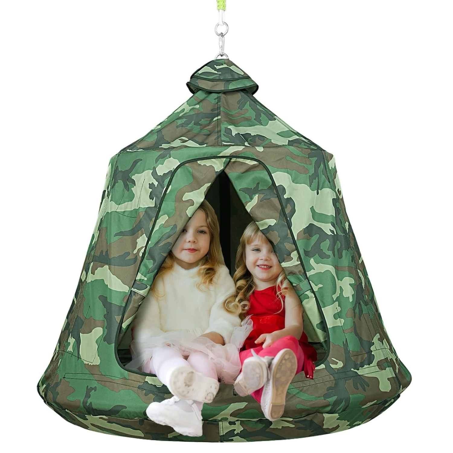 AOOU Hanging Tree Tent for Kid, Indoor Outdoor Hanging Tent, Waterproof Tree Ceiling Pod 330 lbs