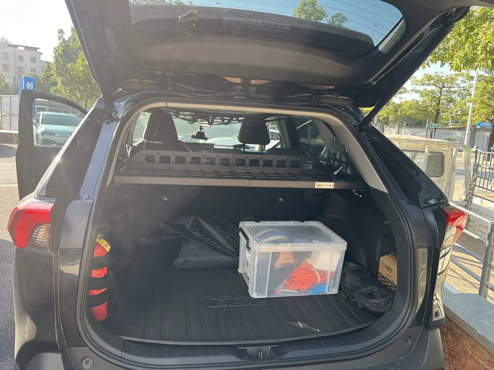 For Toyota RAV4 2019-2024 Modular Storage Panel Shelf Rear Trunk Luggage Molle Panel Trunk Shelf Interior