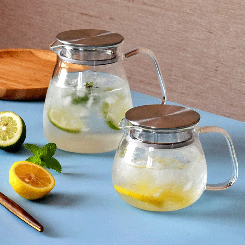 Teapot With Infuser Thickened Glass Heated Resistant Tea Pot 500ML  800ML Filtering Tea Separation Kettle Tea Coffee Maker