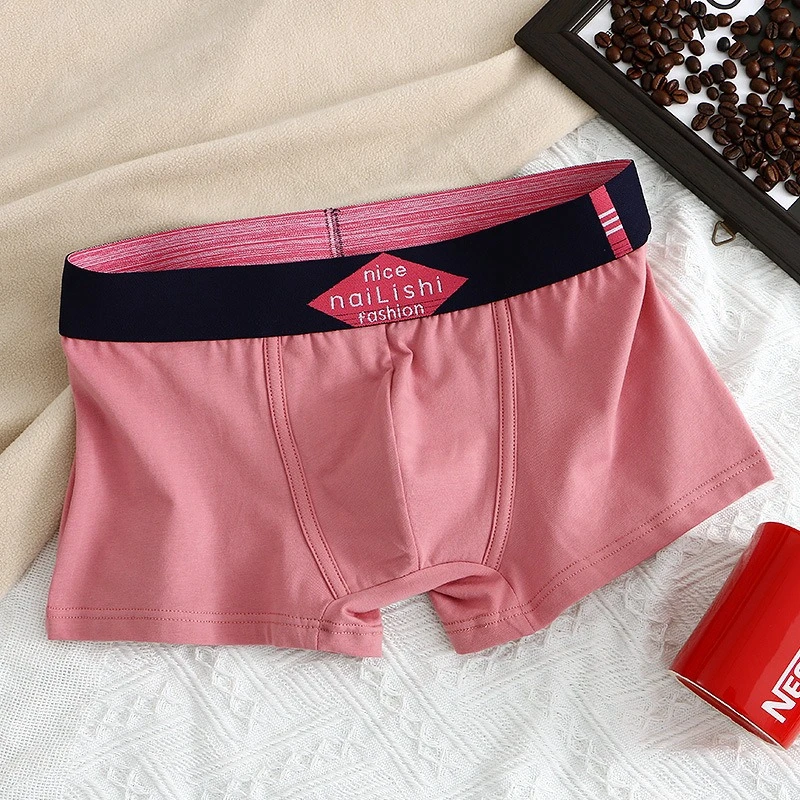 Men's Cotton Underwear Boxers Comfortable Underpants Shorts Sexy Fashion Letters Trend Panties