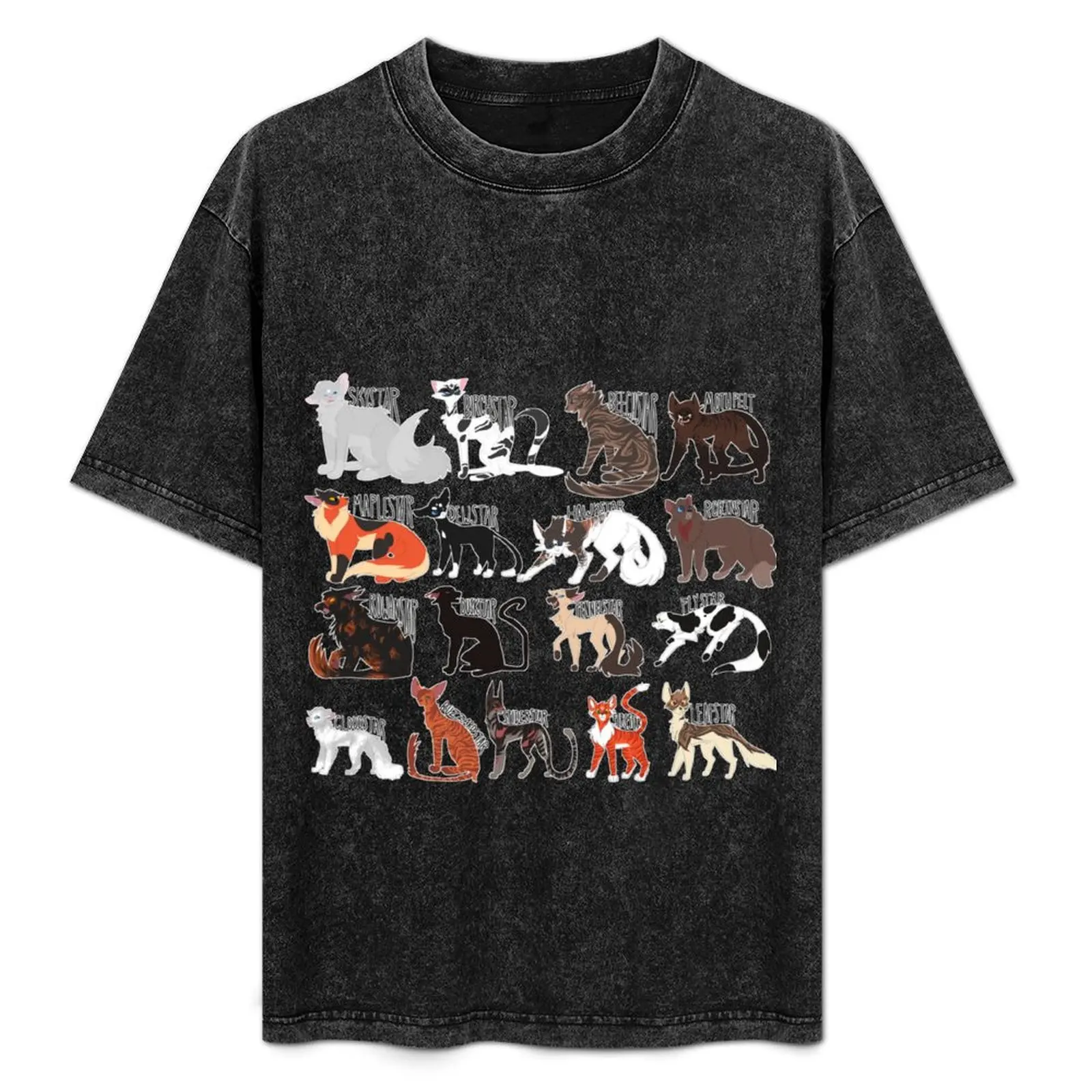 

Every Skyclan Leader Ever T-Shirt man t shirt heavy cotton t shirt man luxury T-Shirt