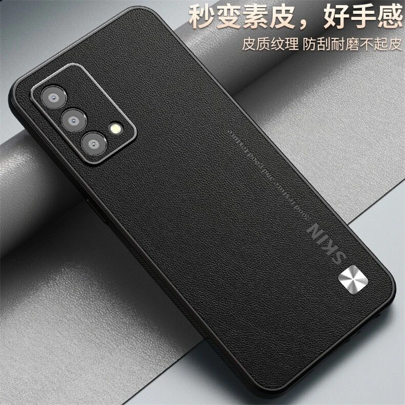 Stylish Phone Case For Realme GT Master Edition Case Luxury Leather Cover For Realme GT Neo 2T Neo3 GT2 Pro Shockproof Bumper