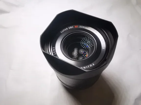 Capa de lente quadrada de metal para fujifilm fujinon xf 33mm f1.4 r lm wr lente em fuji xt4 xt3 xt2 xt30ii xt30 xt20 xt10 xe4