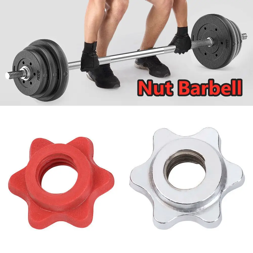 

Dumbell Accessory Fixed Dumbbell Clamps Dumbell Weight Lifting Accessories Hexagon Nut Barbell Bar Dumbell Nut Collar Screw