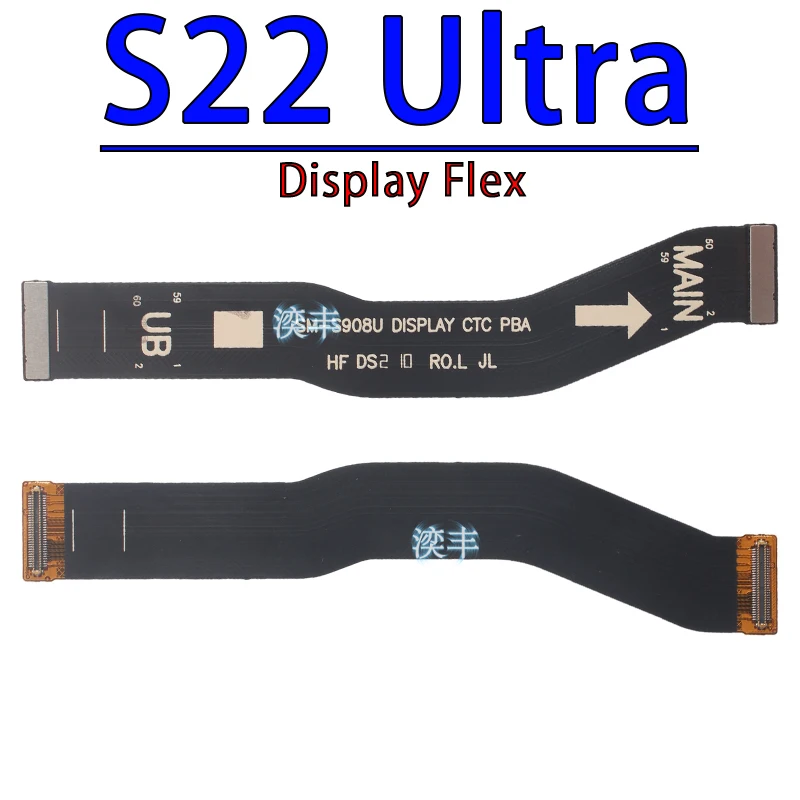 LCD Screen Connector Cable for Samsung Galaxy S22 S23 S21 Plus Ultra Fe Display Flex Replacement Parts