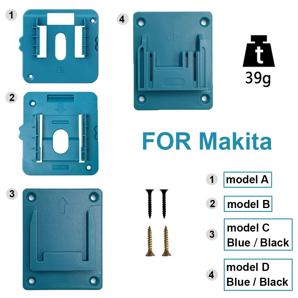 

5 шт. держатель батареи для Makita 18 В литий-ионный аккумулятор инструменты держатель машины стеллаж для хранения настенное крепление для BL1860 BL1850 (без батареи)