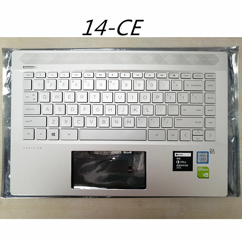 New Laptop Palmrest Upper Cover Topcase For hp 14-CE Bottom Cover Lower Case Base Carcass