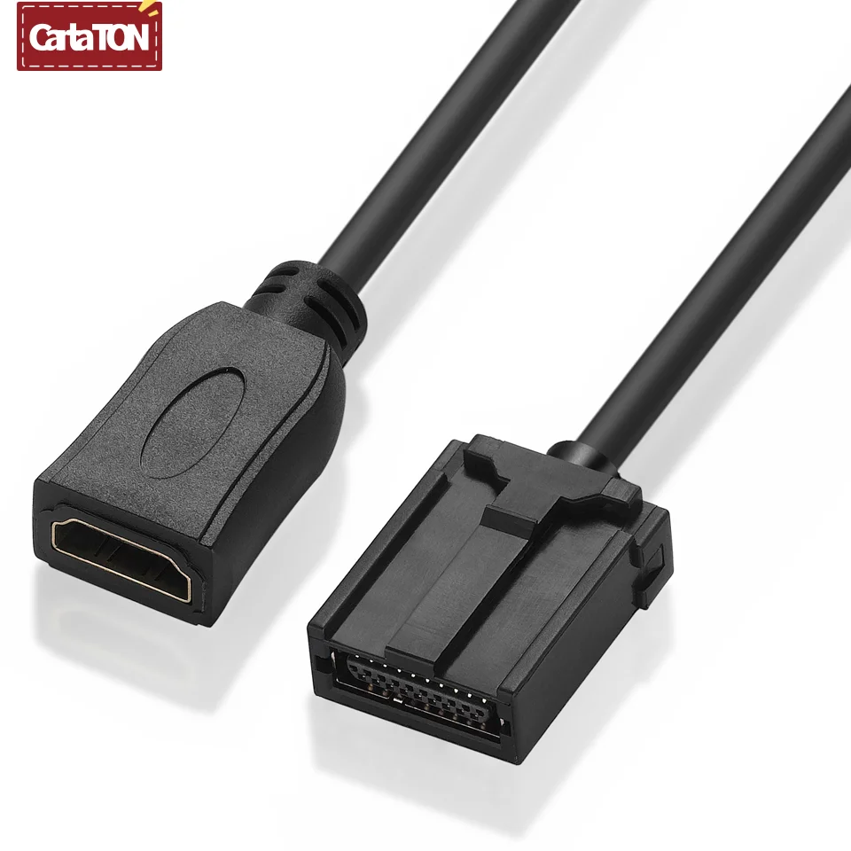 1.5m Automotive HD Cable for Car Audio Video Entertainment System Display HDTV Type E To Type A Converter Cord