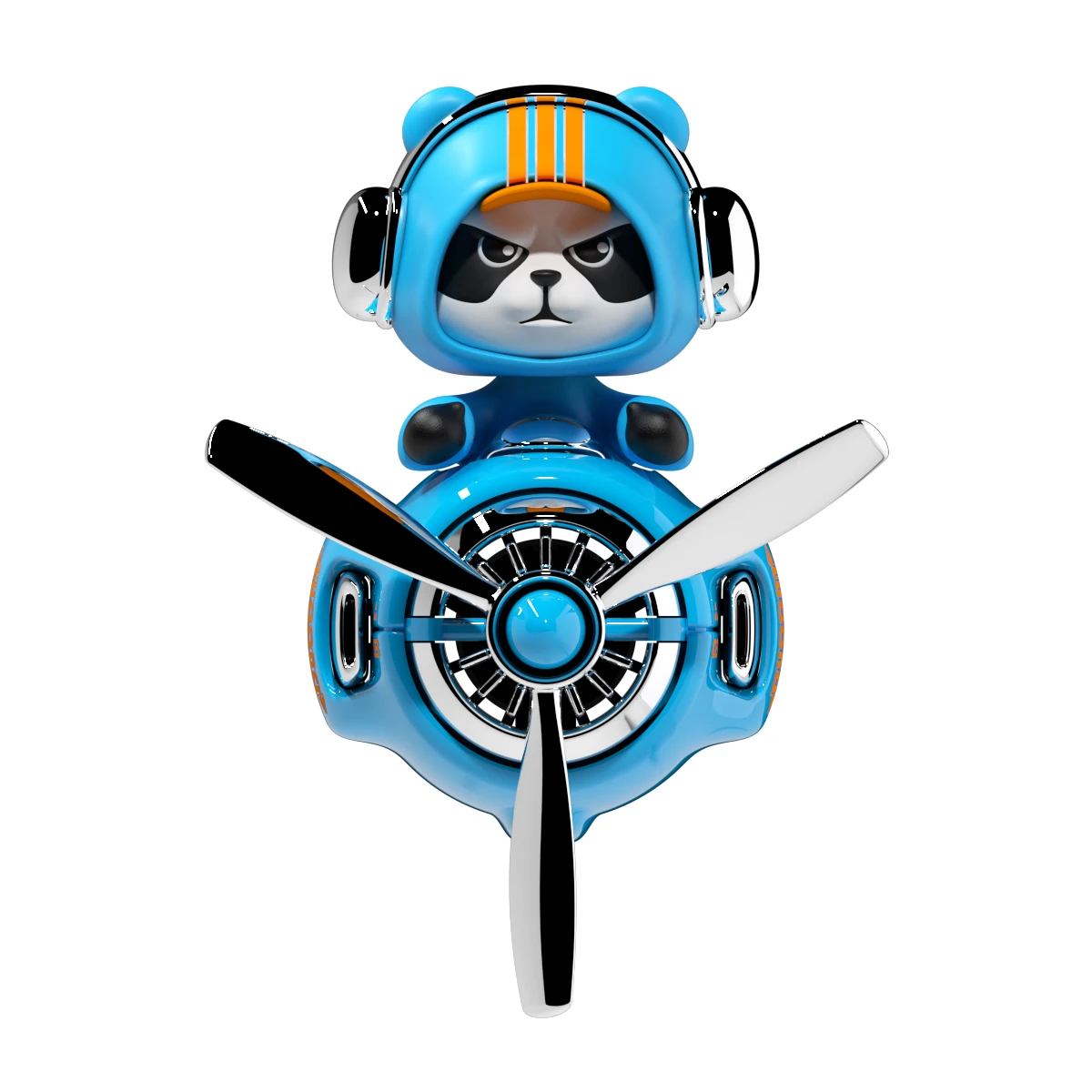 New style Shake head panda Pilot Car Air Freshener perfume Automobile Interior Perfume Clip Car Ornament Accessories - view 6