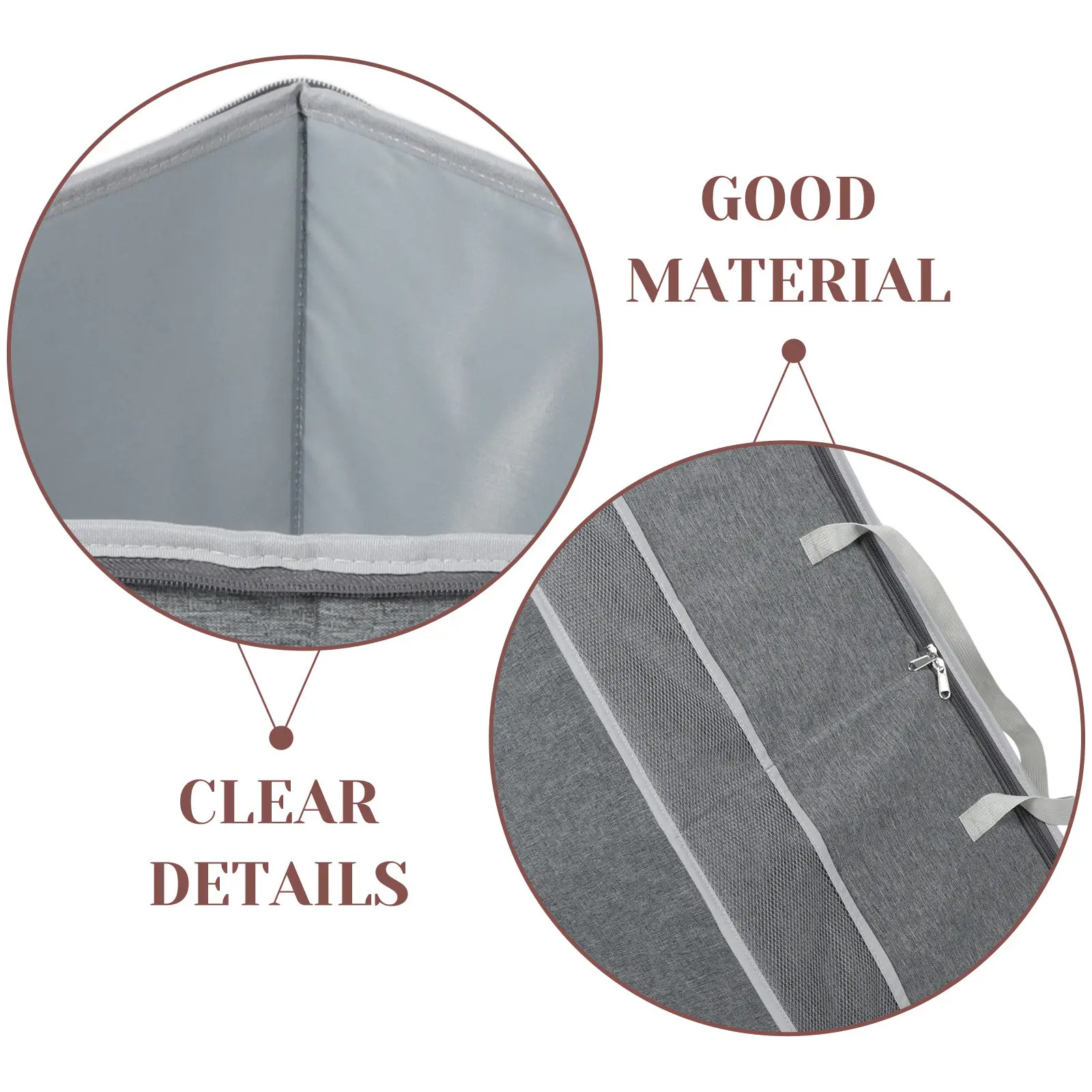 Clothes Hanger Organizer Box Triangle Shape Rigid Support Board Dust Protection Foldable Polyester Laundry Room Closet Space