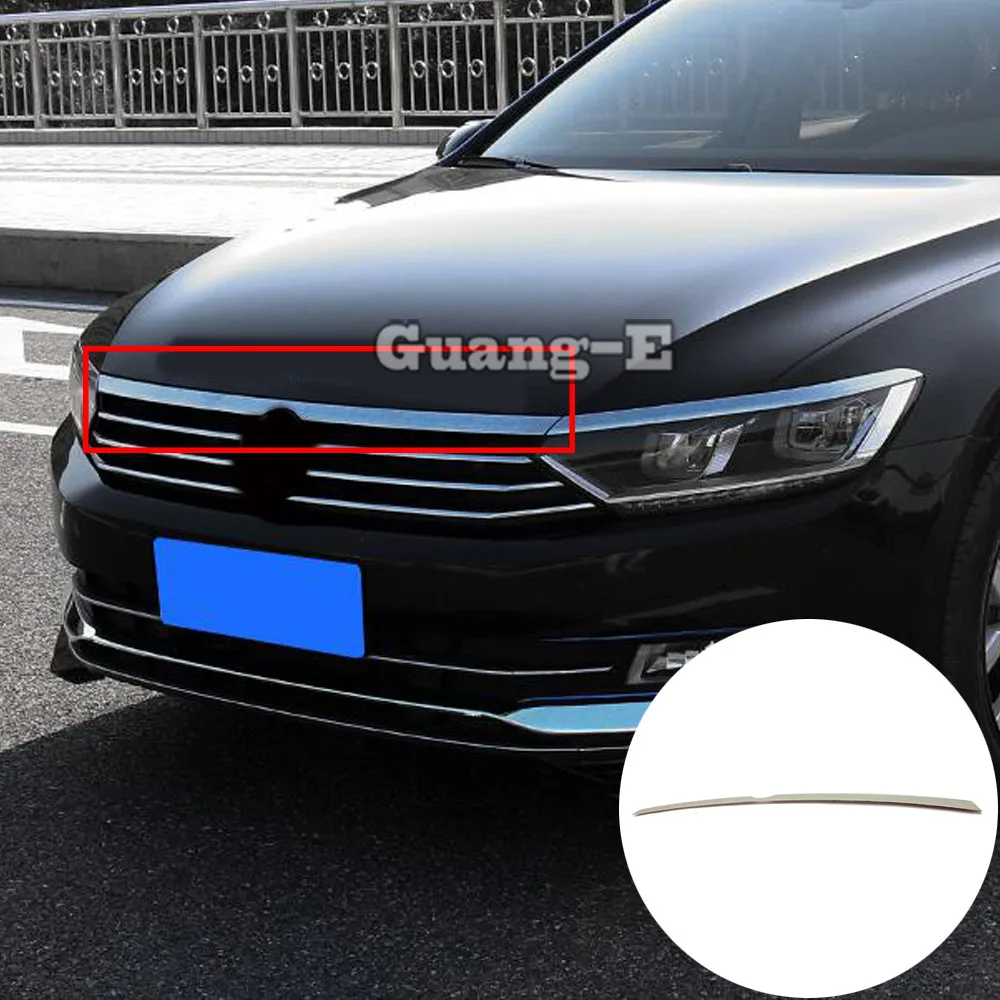 Car Cover Bumper Engine Trim For VW Passat B8 Variant Alltrack 2015 2016 2017 2018 2019 2020 2021 Grid Grill Grille Frame Stick