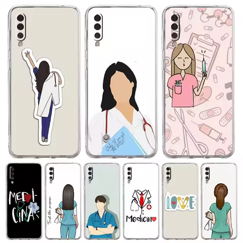 Doctor Nurse Medical Medicine Phone Case For Samsung A16 A14 A12 A22 A32 5G A34 A42 A52 A54 A50 A70 A30 A40 A20E A10S A04S A06