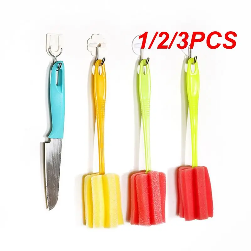 1/2/3PCS Key Holder Smooth Adhesion Storage Hangers Simple And Versatile Plastic Kitchen Bathroom Hanger Adhesive Hook