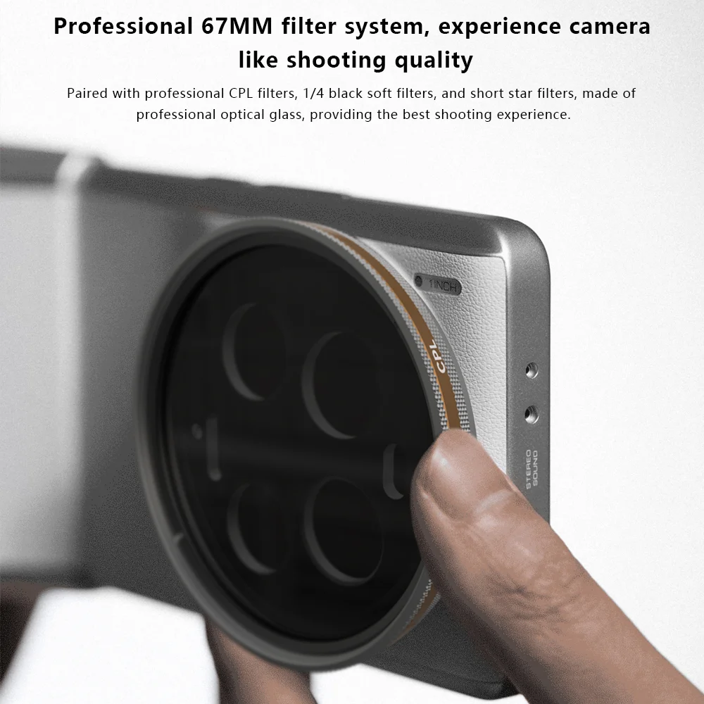 Fotorgear Phone Case Filter CPL/Black Mist for Xiaomi 13 Ultra 75mm Macro Lens 17mm Adapter Ring Professional Photography Kit