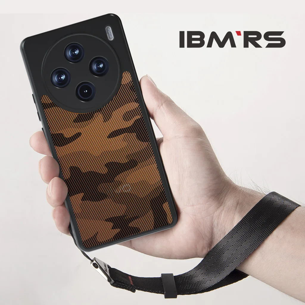 

IBMRS Compatible with vivo x100 case , Clear Hard Back Shockproof Advanced Protective Cover(Comes with wrist strap)