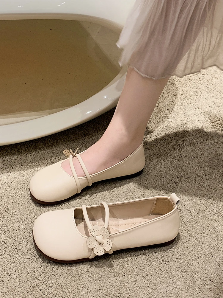 Shoes Woman 2024 Soft All-Match Casual Female Sneakers Flats Modis Round Toe New Grandma Dress Cute Summer Boat Comfortable Leis